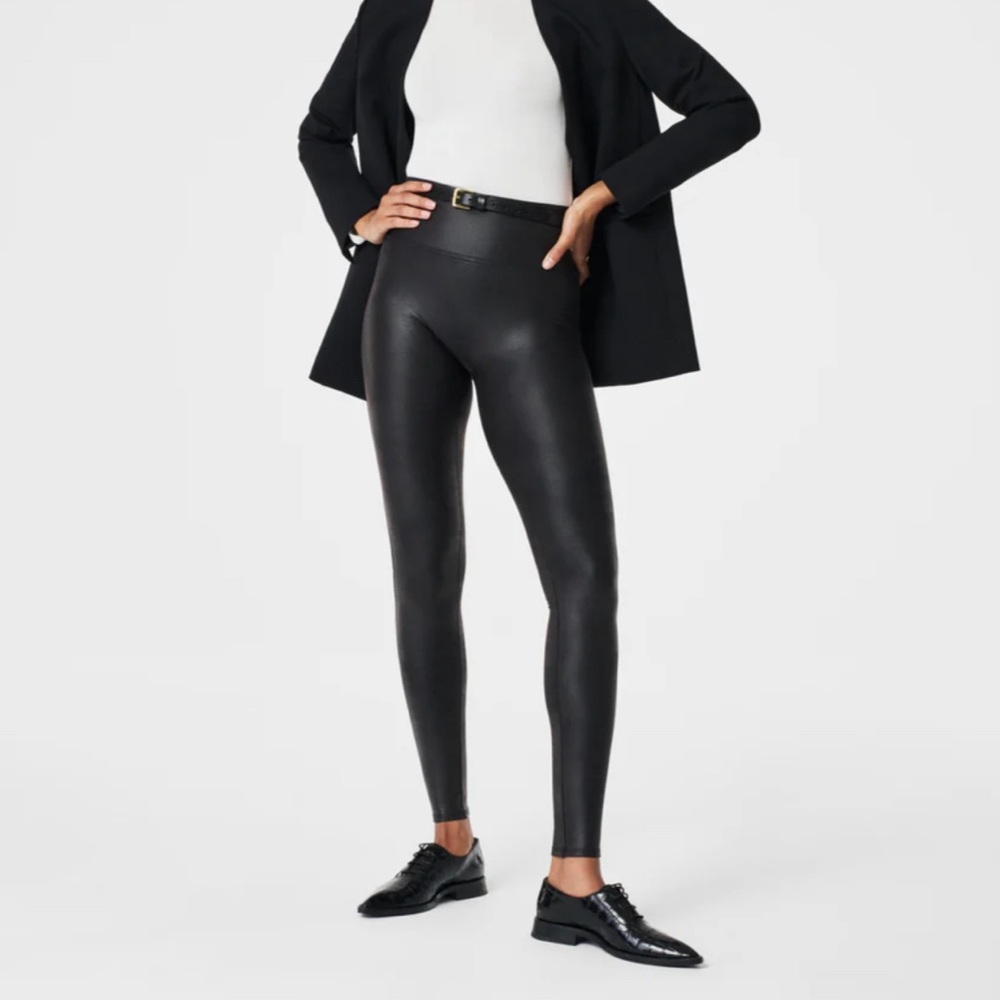 NWOT Spanx Faux Leather Leggings